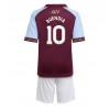 Aston Villa Emiliano Buendia #10 Hemmakläder Barn 2025-26 Kortärmad (+ Korta byxor)